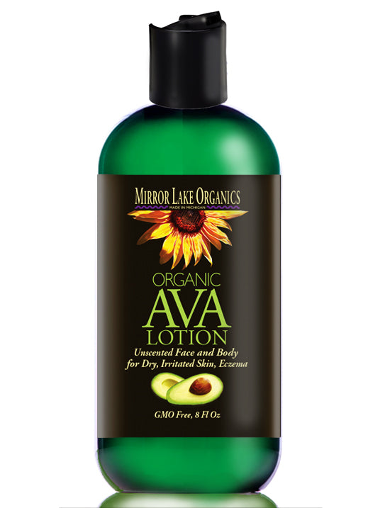 AVA Organic Face and Body Lotion 8 oz
