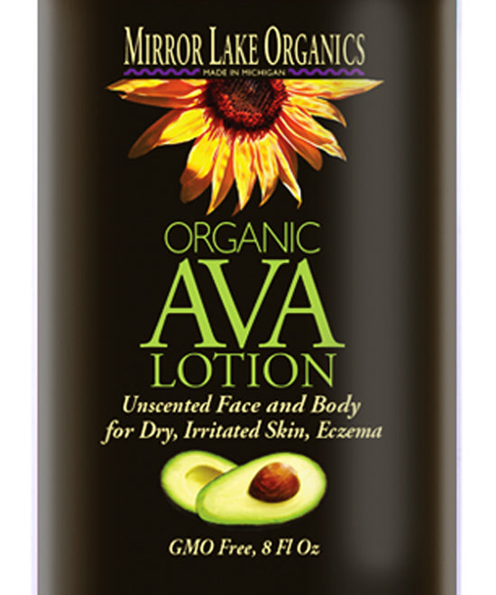 AVA Organic Face and Body Lotion 8 oz