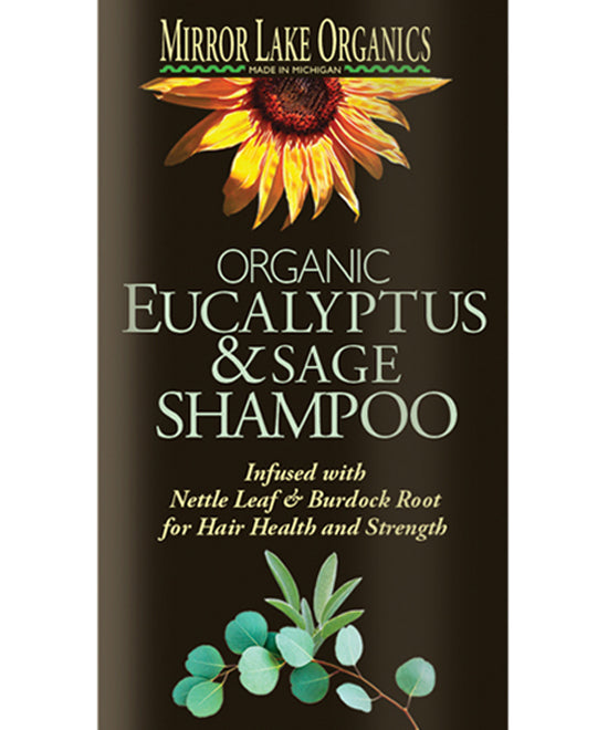 Eucalyptus and Sage Organic Shampoo 16 oz