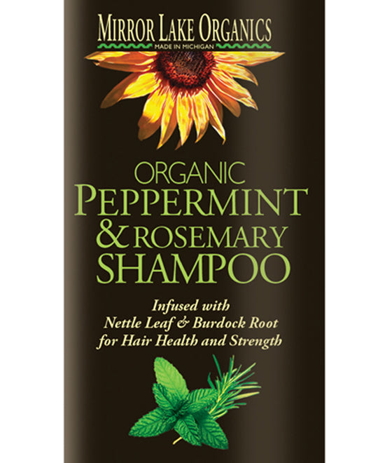 Peppermint and Rosemary Organic Shampoo 16 oz