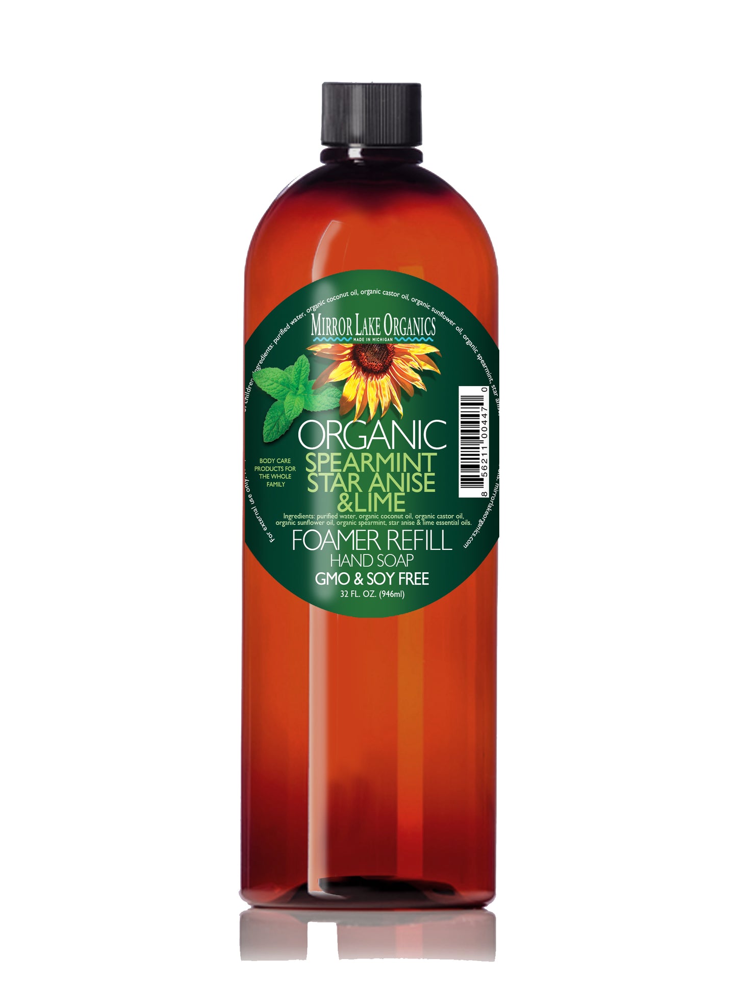 Spearmint Foaming Hand Soap Refills 32oz