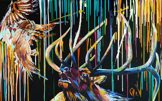 Elk and Owl
