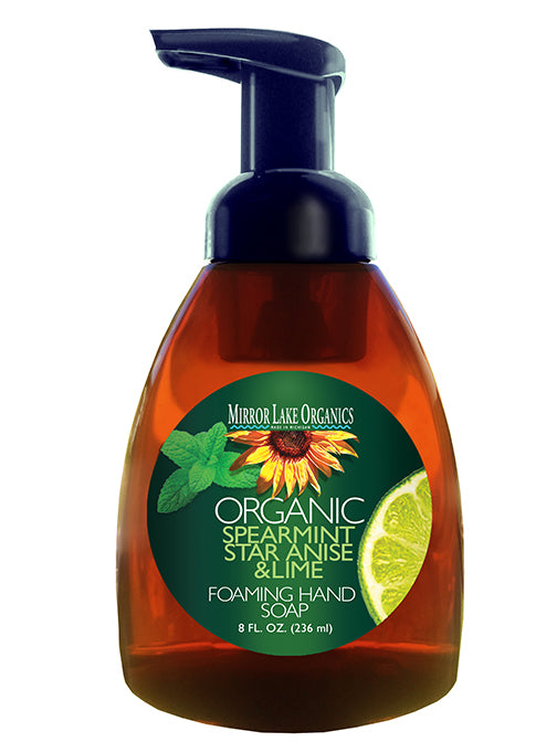 Spearmint Organic Foaming Hand Soap 8 oz