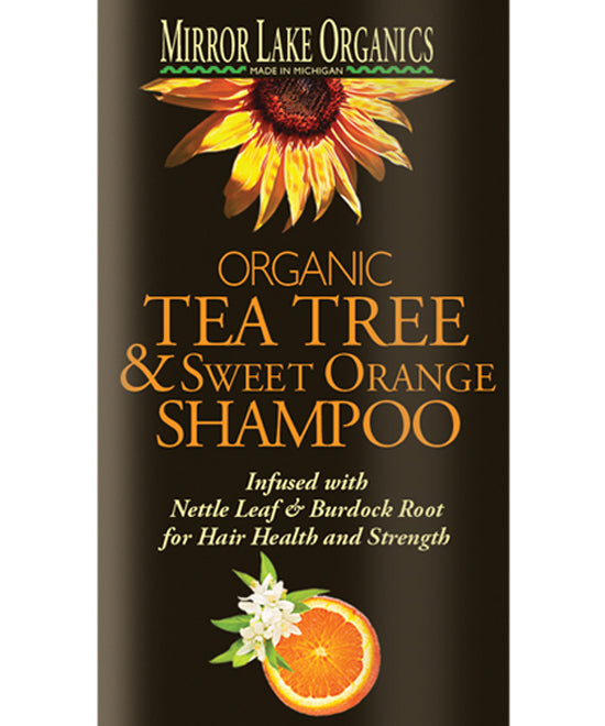 Tea Tree and Sweet Orange Organic Shampoo 16 oz