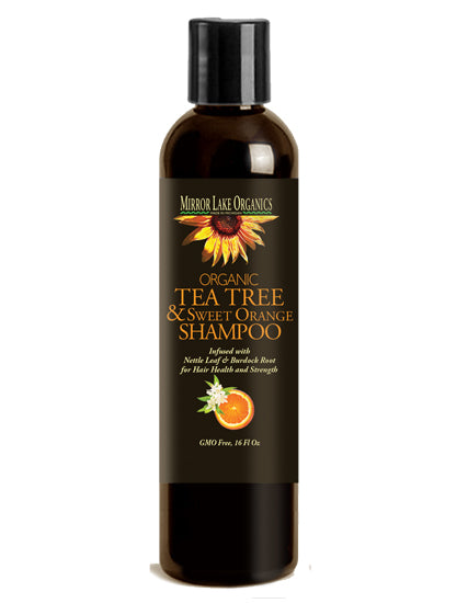 Tea Tree and Sweet Orange Organic Shampoo 16 oz