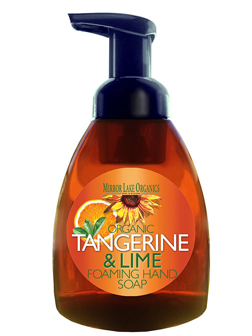 Tangerine Lime Organic Foaming Hand Soap 8 oz